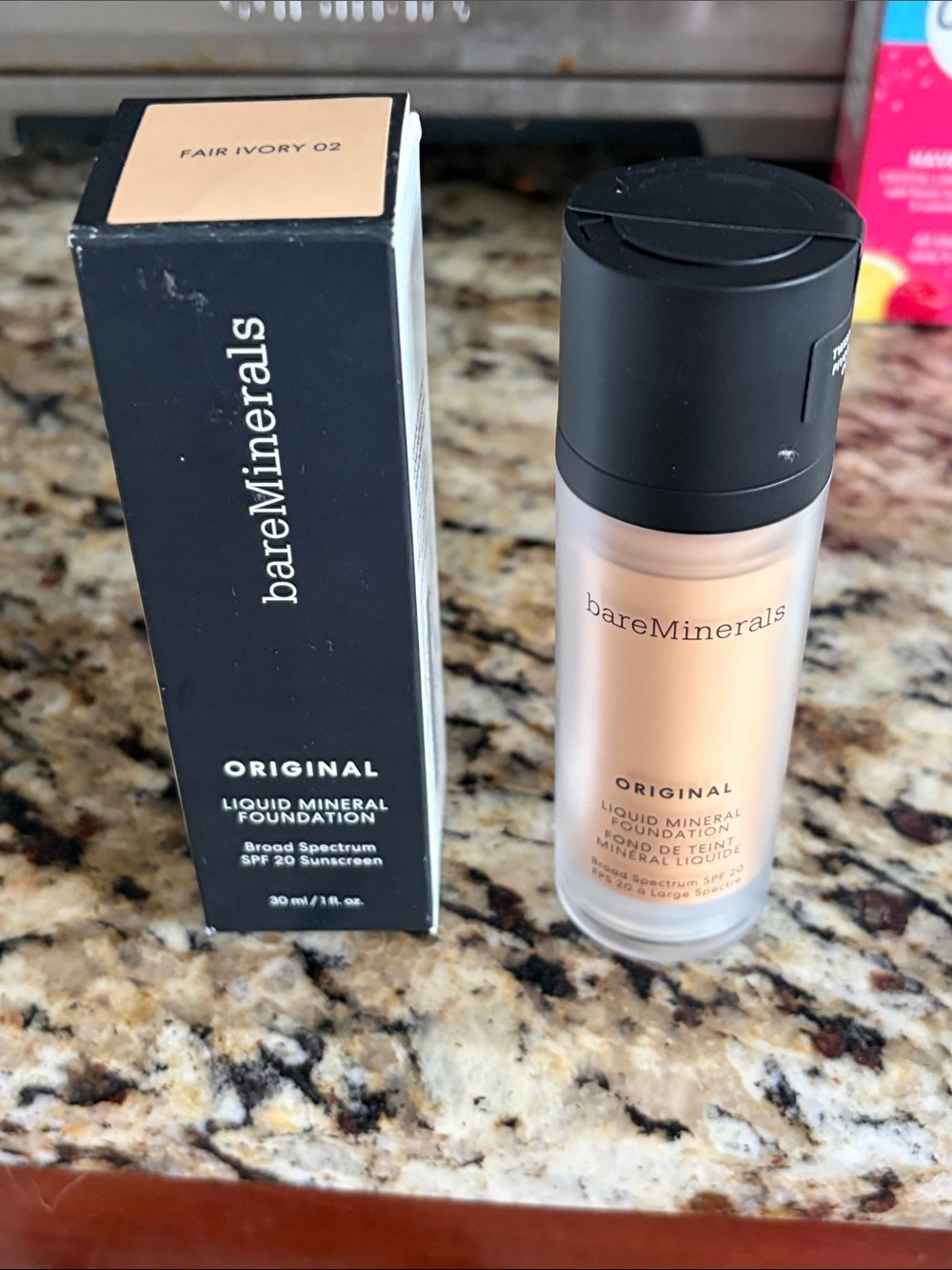 💕💋Bareminerals Original Liquid Mineral Foundation Fair Ivory